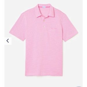 J. McLaughlin Mens Callahan Striped Polo Size Large